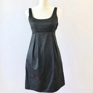 WHBM Dress Brocade Little Black Dress 0